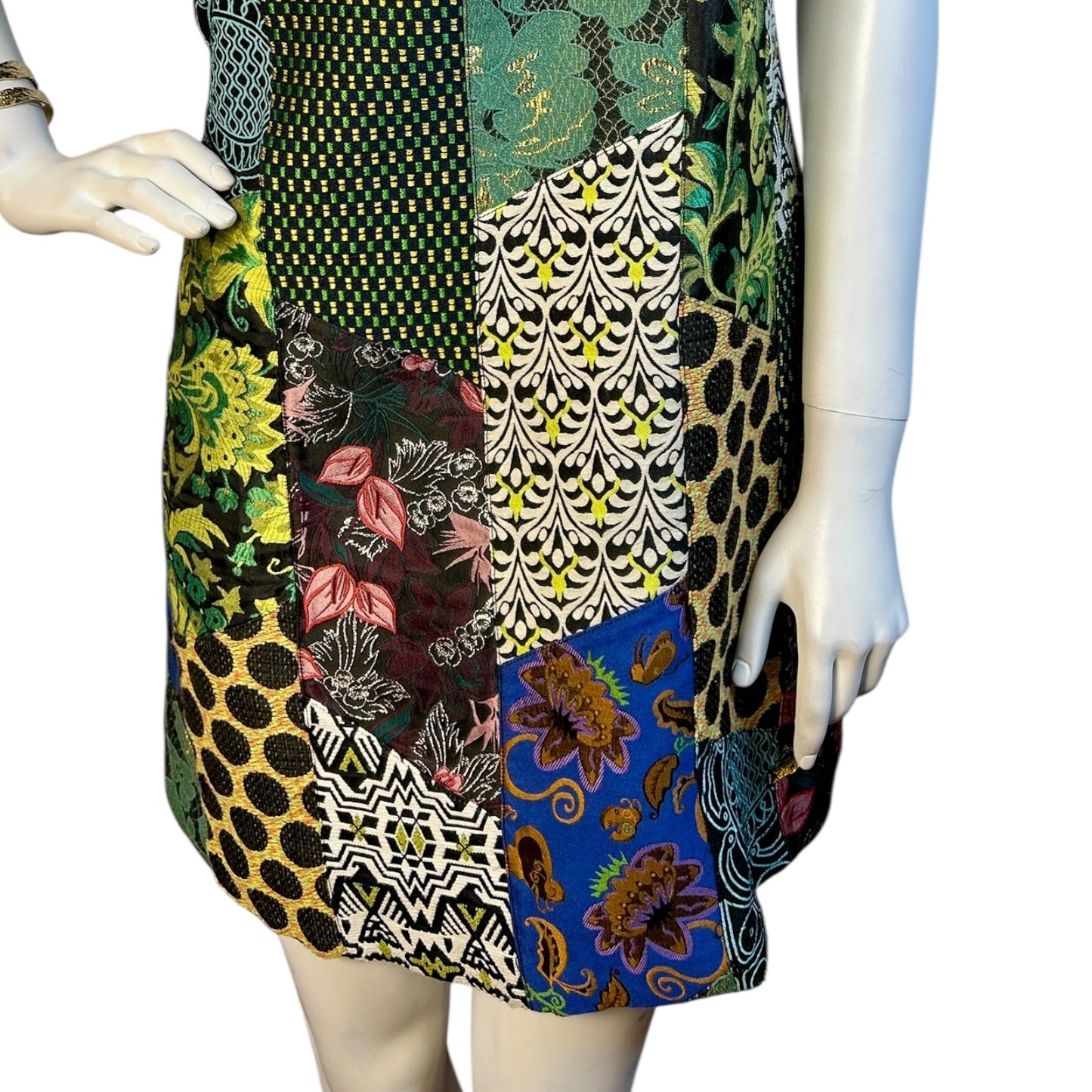 Vestido Corto Patchwork - DESIGUAL - Luna Indomita