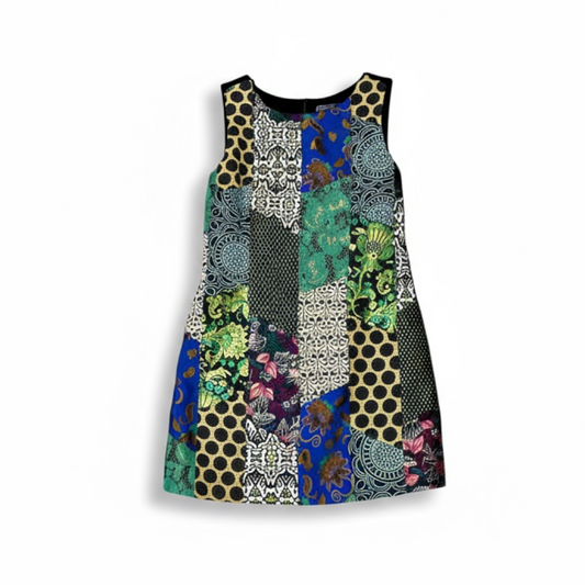 Vestido Corto Patchwork - DESIGUAL - Luna Indomita