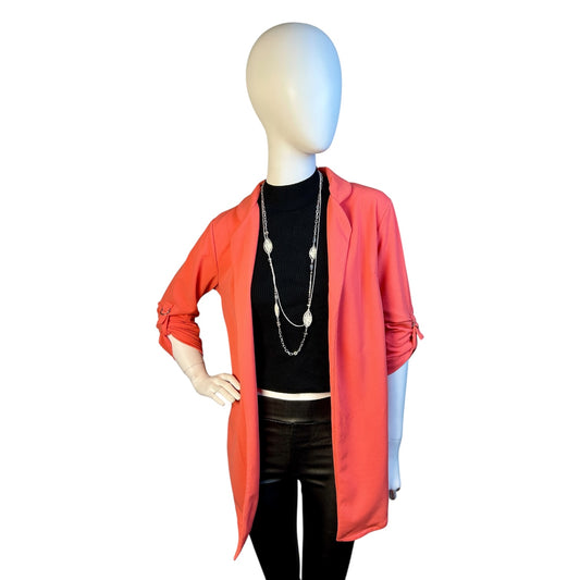 Blazer Largo Coral Ejecutivo - Luna Indomita