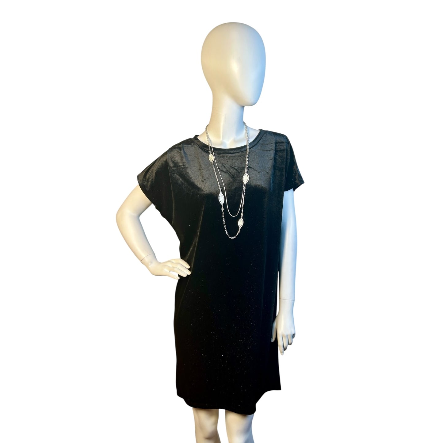 Vestido Recto Terciopelo Glam - Luna Indomita