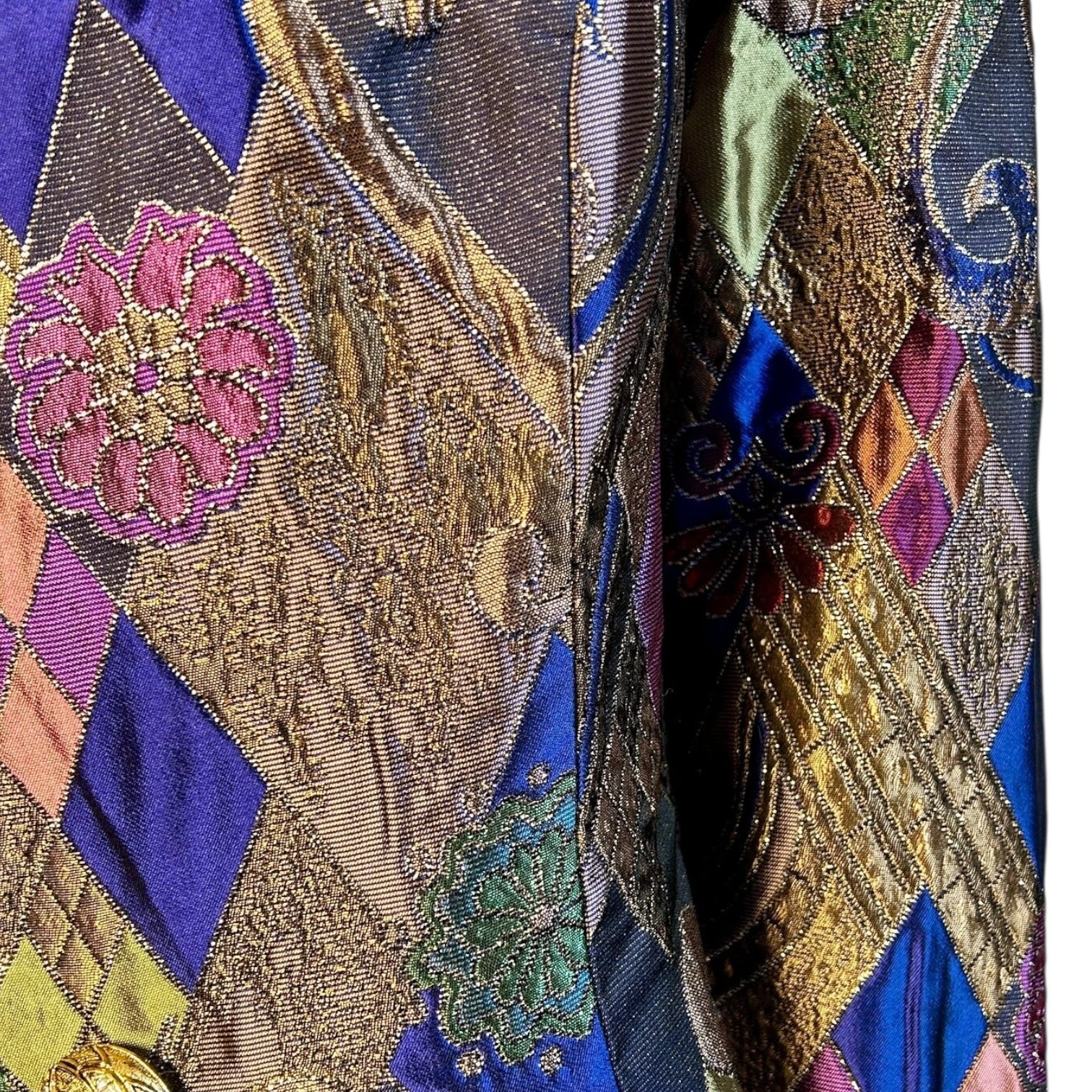 Blazer Vintage Multicolor de Brocado - Luna Indomita