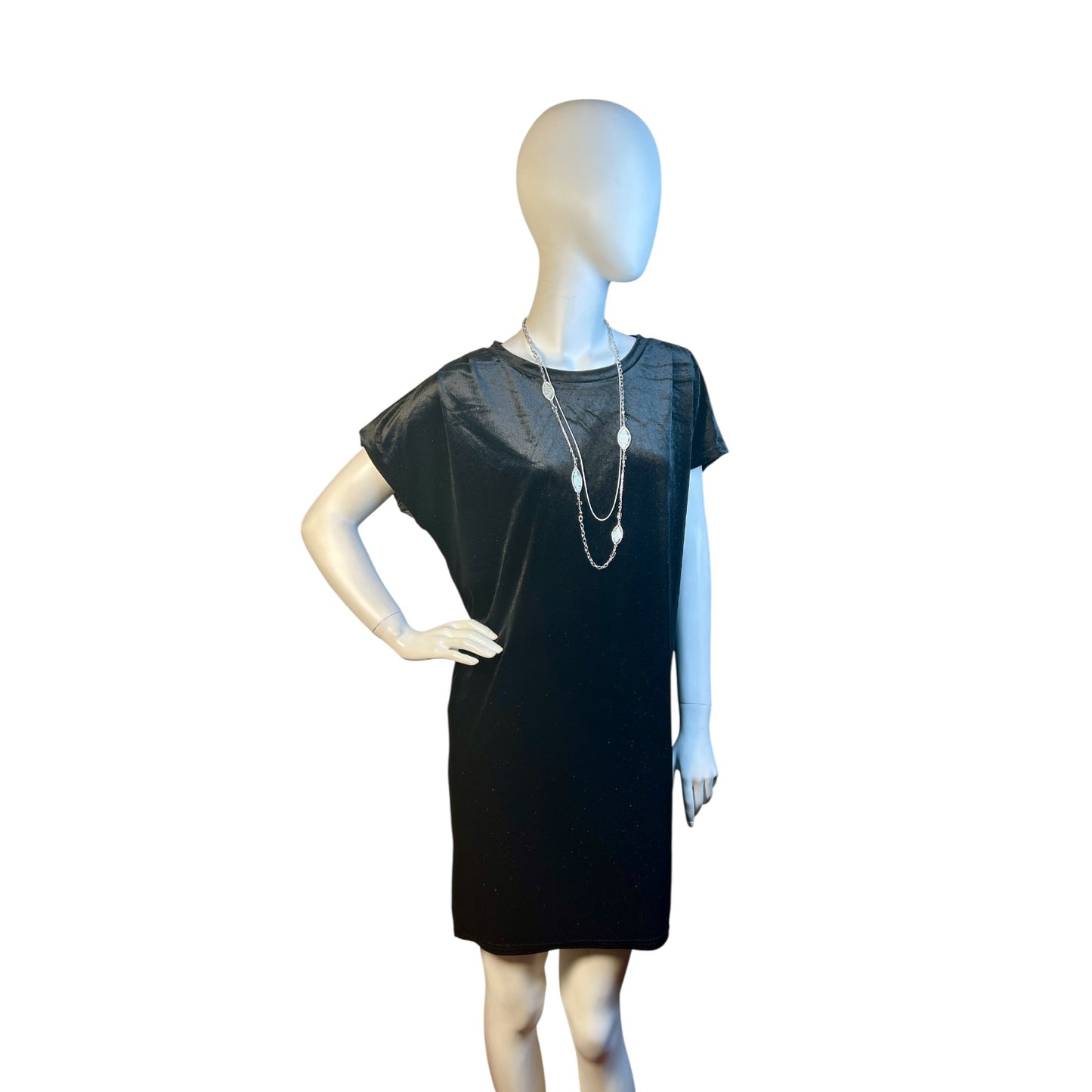 Vestido Recto Terciopelo Glam - Luna Indomita