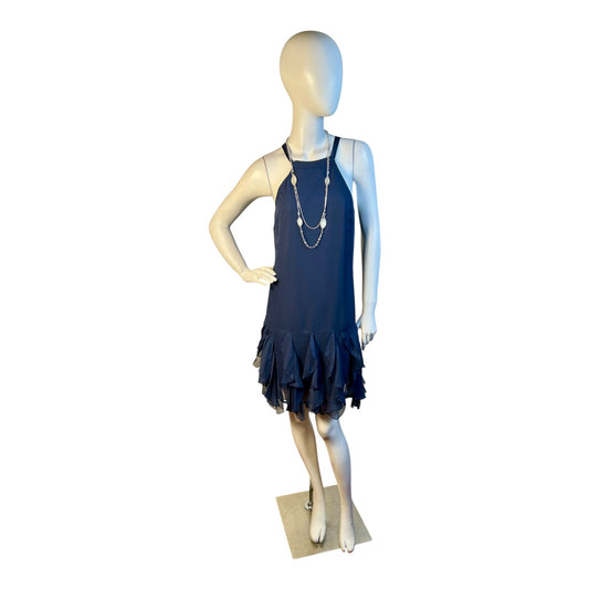 Vestido Blue Ruffle - Luna Indomita