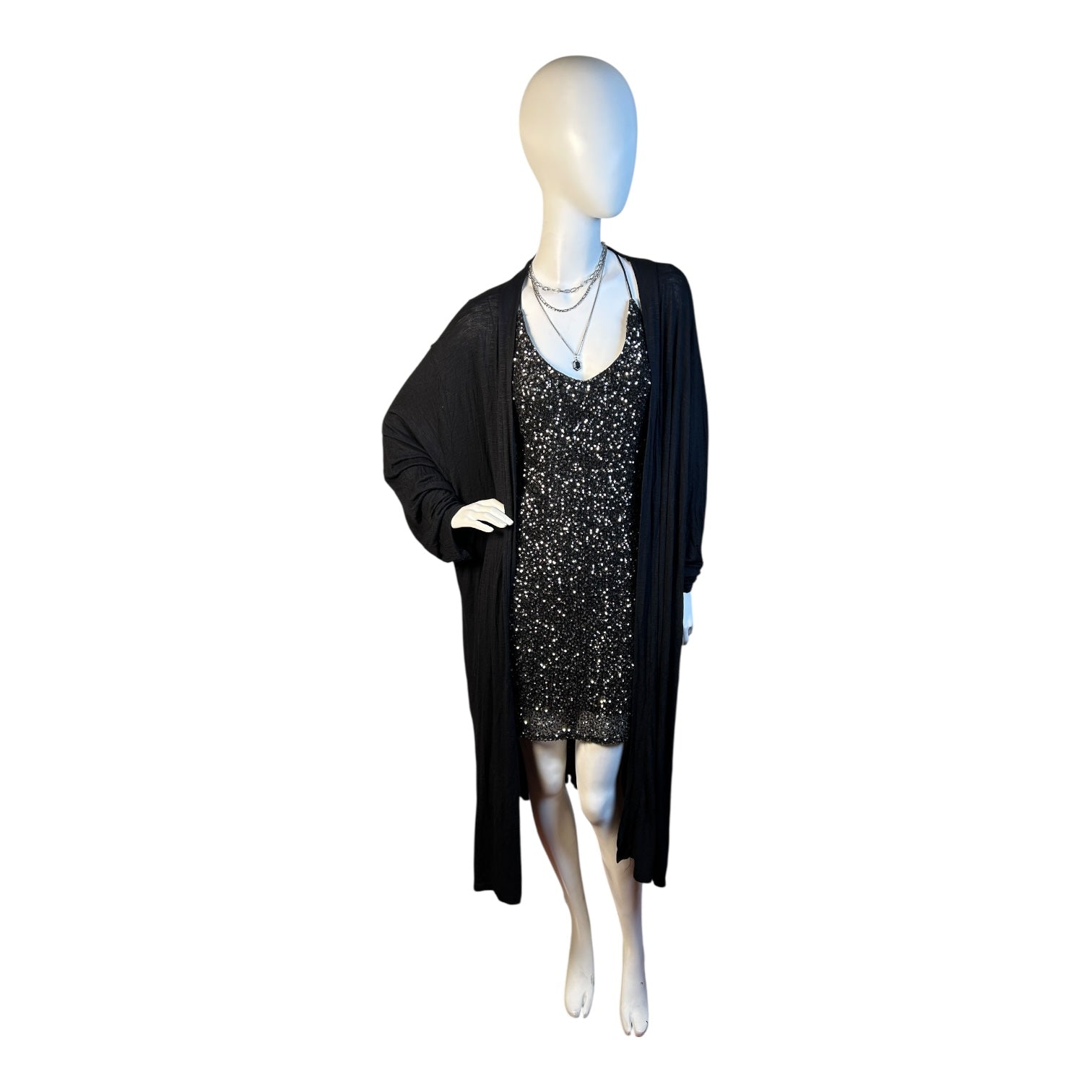 Vestido Nocturno de Lentejuelas – MANGO - Luna Indomita