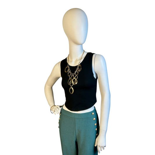 Bombacha Sastrera con Botones Laterales