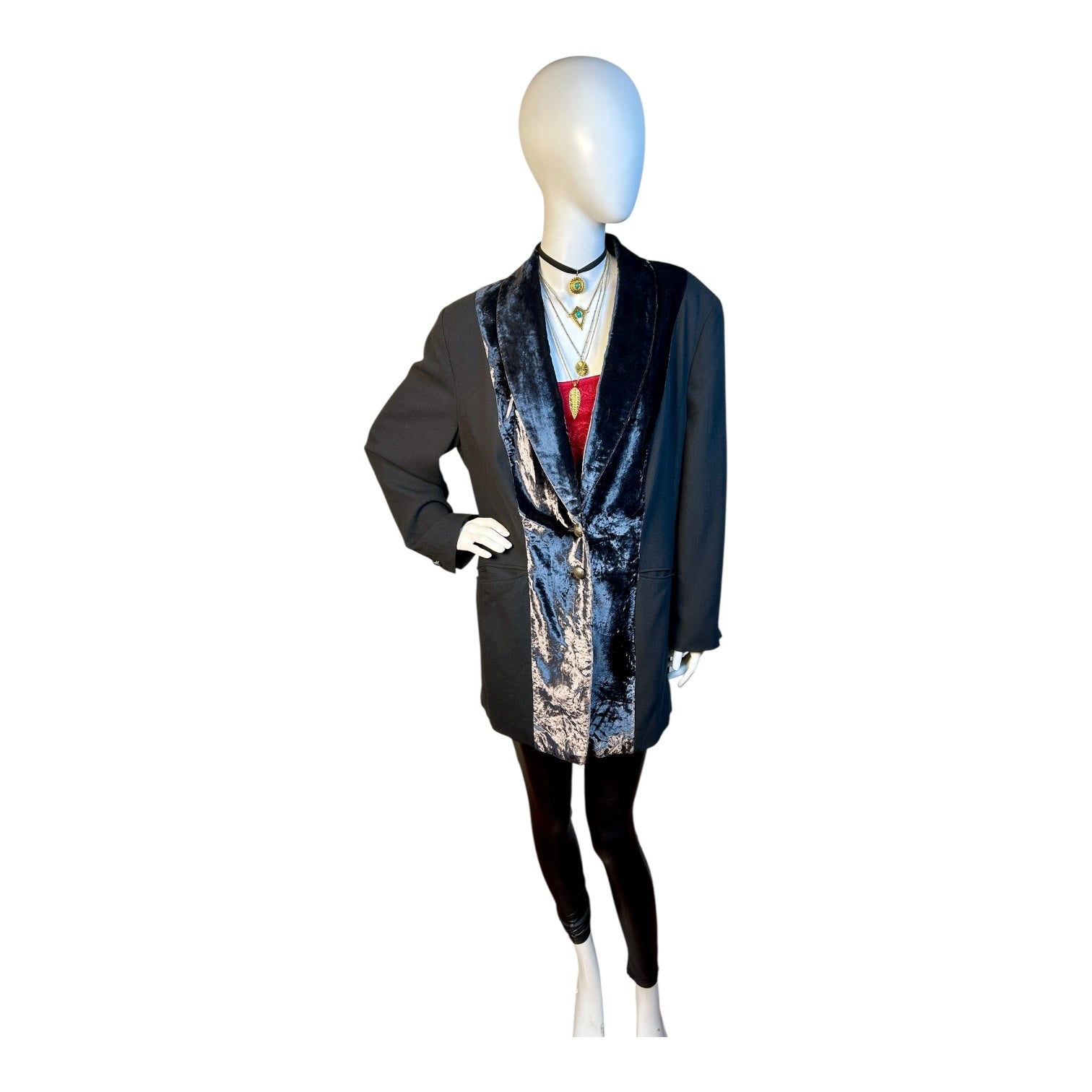 Blazer Velvet Statement - Luna Indomita