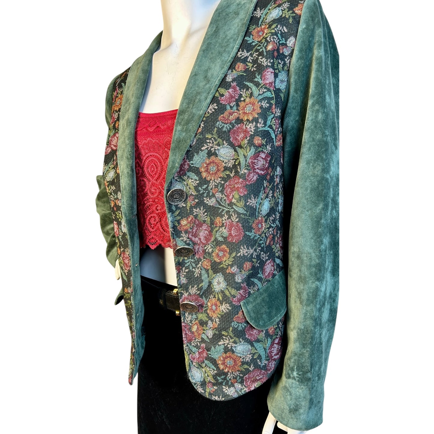 Blazer Mística Floral - Luna Indomita