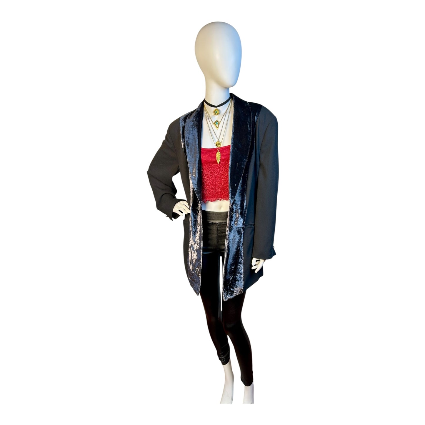 Blazer Velvet Statement - Luna Indomita