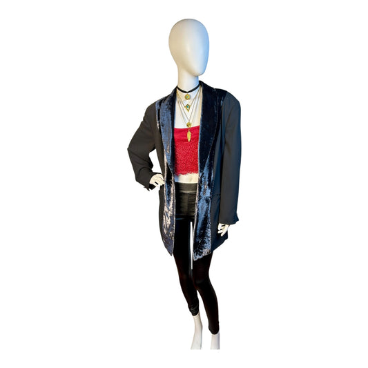 Blazer Velvet Statement - Luna Indomita