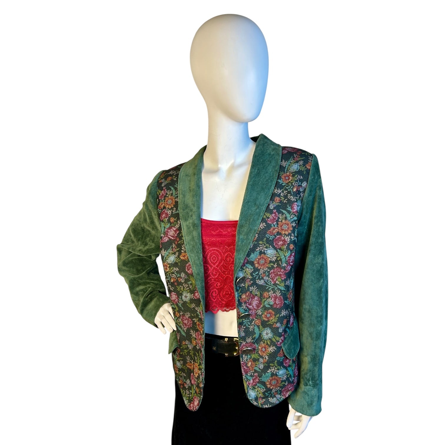 Blazer Mística Floral - Luna Indomita