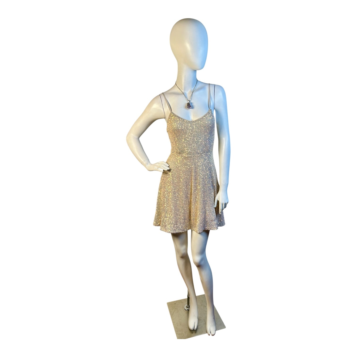 Vestido Mini Tornasol de Lentejuelas - Luna Indomita