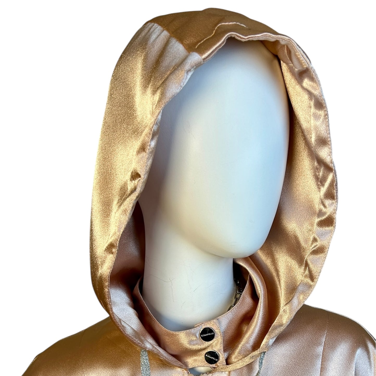 Chaqueta Satinada Bicolor con Capucha - Luna Indomita