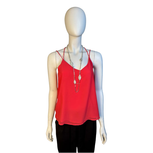 Blusa Roja de Tirantes Delgados