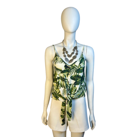 Polera Tropical con Amarre Frontal