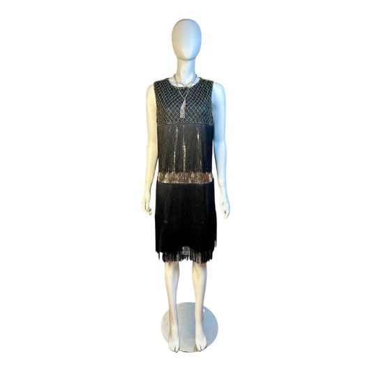 Vestido de Flecos Estilo Años 20 con Brillos