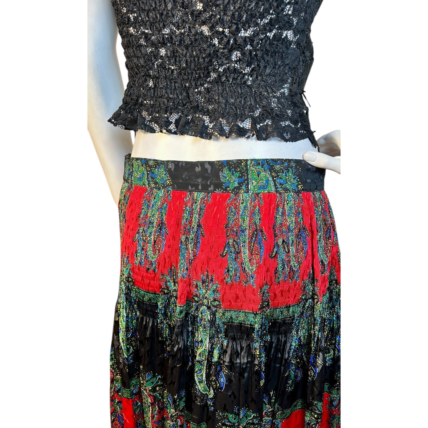 Falda Étnica Multicolor